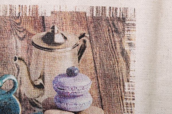 Набір рушників весняний букет 46x70 см Білоруський льон коричневий 