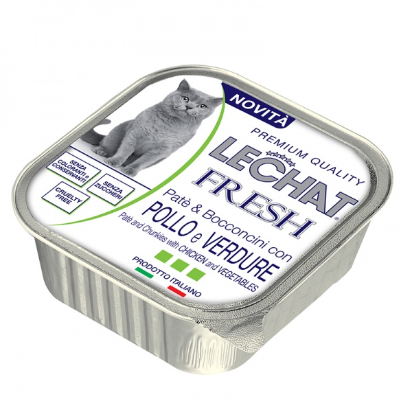 Консерва для взрослых кошек LECHAT EXCELLENCE Fresh курица 100 г