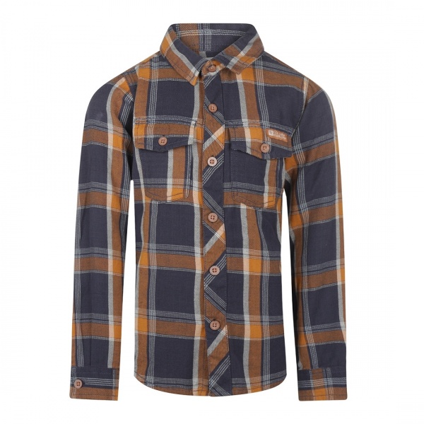 Сорочка NWM в клітинку р.158 темно-синій U44237-1 