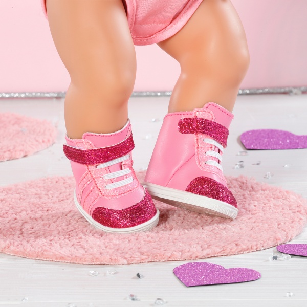Обувь для куклы Zapf Baby Born - Розовые кеды 833889