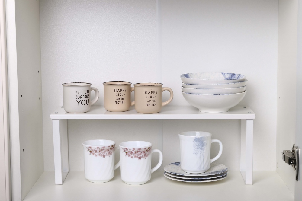 Полиця Flamberg Spice Small 460х140х160 мм настільна для шафи для тумби біла DG-4614