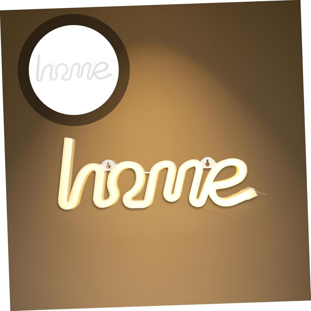 Неоновая вывеска Luna LUDS-NEO-42 Home теплый белый