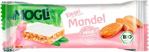 Батончик MOGLI зерновой органический мигдаль 25г 