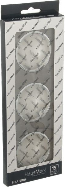 Рамка трехместная HausMark Bela матовый хром SNG-FRM.RD20G3-MC