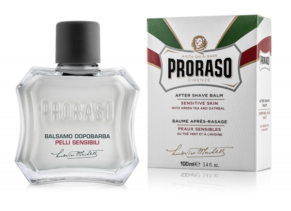 Бальзам заспокійливий Proraso для чутливої шкіри з екстрактом зеленого чаю і вівса 100 мл
