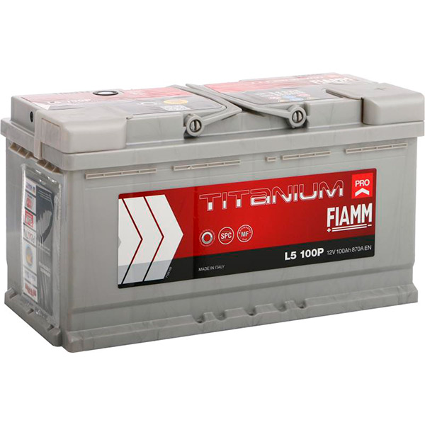 Акумулятор автомобільний FIAMM Titanium PRO L5 100P 100А 12 B «+» праворуч