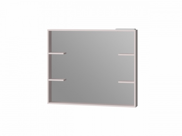 Зеркало настенное ЮВЕНТА Brooklyn белое (BrМ-100)