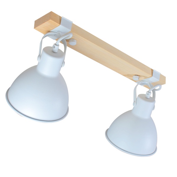 Спот Светкомплект Wooden AP 4919 2x40 Вт E27 белый 