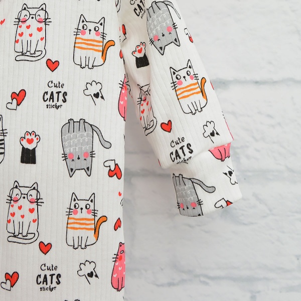 Человечек для девочки Blanka Кис-Кис р.68 бежевый 110247 