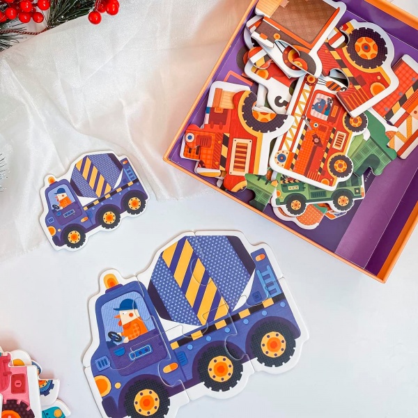 Пазли Mideer Мій перший пазл - Будівельні машини MD3176