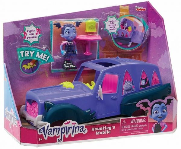 Игровой набор Disney с машиной Vampirina в коробке