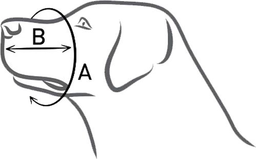 Намордник Collar твердий (доберман великий, вівчарка, сетер) коричневий