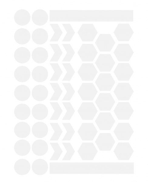 Светоотражающая наклейка LOOM Фигуры LM-10073 для текстиля