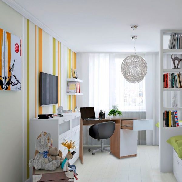 Стол письменный DC Дален дуб сонома/нимфея альба 