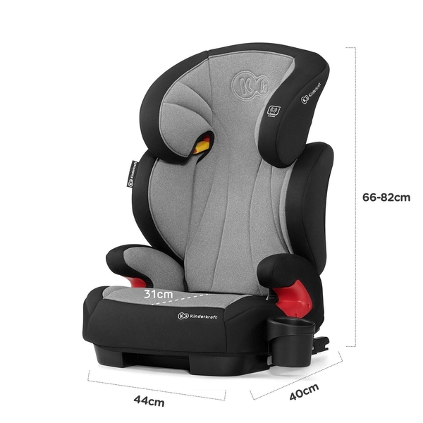 Автокресло Kinderkraft Unity серый grey 00-00158712