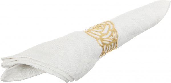 Набір кілець для серветок Golden Flower 6 шт