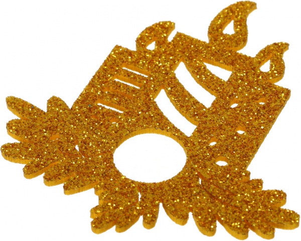 Декорація новорічна Гулівер Країна набір маркерів новорічних для келихів 6 шт. 123060 