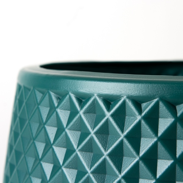 Ваза пластикова MVM DH-FLOWERS-10 MARINE BLUE 17,5 см 