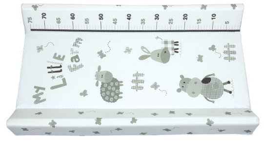 Пеленальный матрасик Bambinelli 78х76х10 см бело-серый Mattress