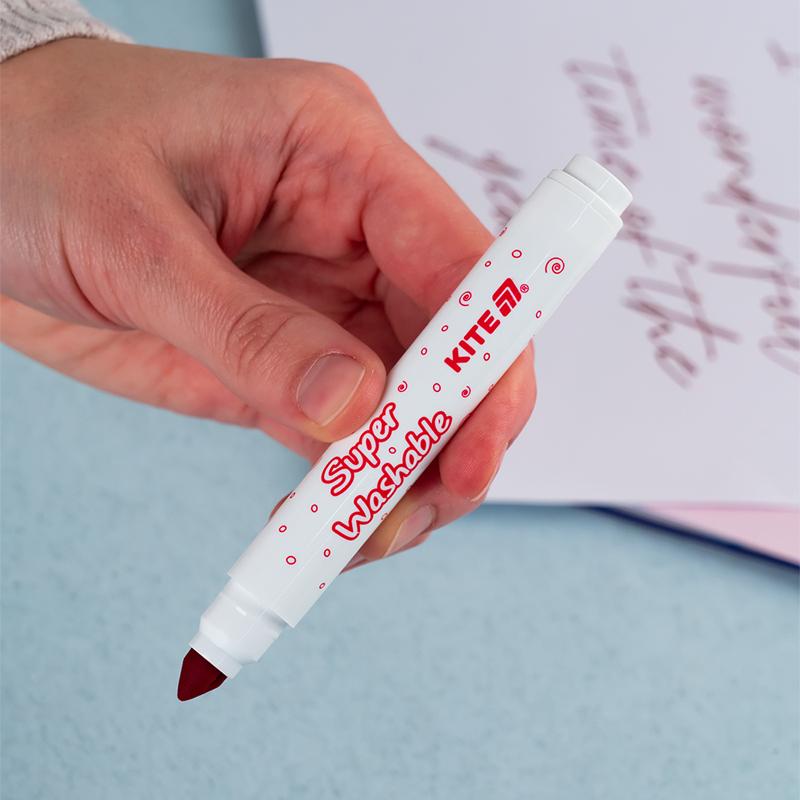 Набір фломастерів Creative Superwashable Jumbo 12 шт. K-1155 KITE