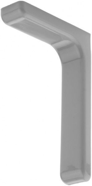 Кронштейн  DC монтажный металлический с пластиковой накладкой 120 мм серый