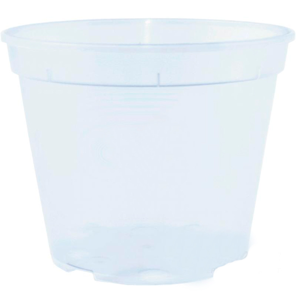 Горшок дренажный Алеана круглый 1,7л прозрачный (114077) 