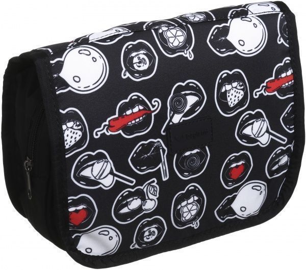 Косметичка Bagland Тревел Lips черный 