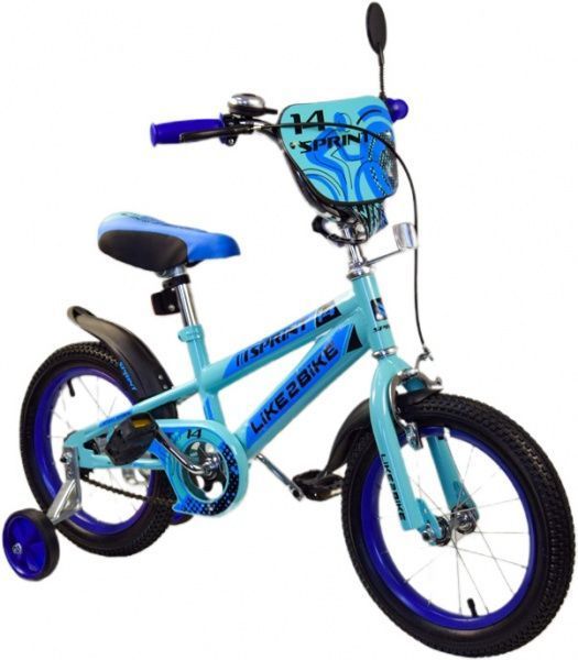 Велосипед детский Like2bike Sprint голубой 191834
