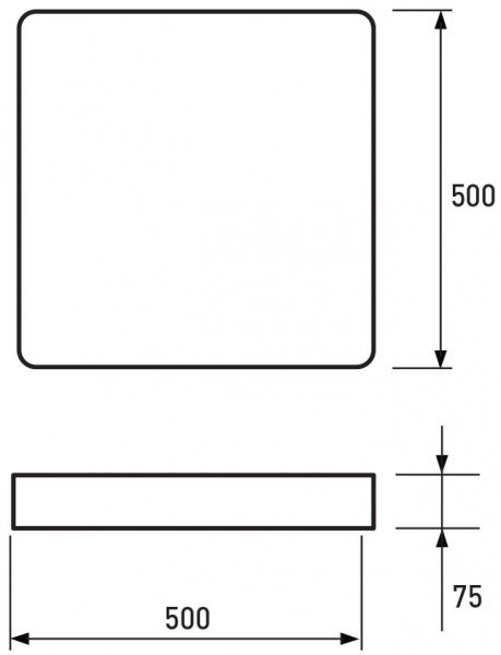 Світильник світлодіодний Eurolamp Smart Light Lichtial N10 з пультом ДК 96 Вт білий 3000-6500 К LED-ESL-96W-N10 