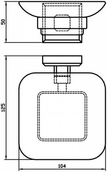 Мыльница Aqua Rodos Leonardo 9922 A