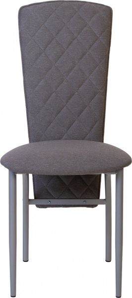 Стілець обідній Nowy Styl ALICE ALU (BOX-4) (CH) GD-51 алюміній/сірий