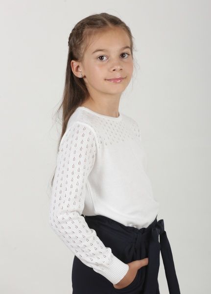 Джемпер для девочки Top Hat р.146 белый 20053 
