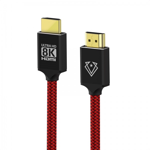 Кабель Vertux VertuLink-300 HDMI 2.1 UltraHD-8K HDR eARC 3 м Bloodyred 3 м червоний (vertulink-300.bloodyred) 