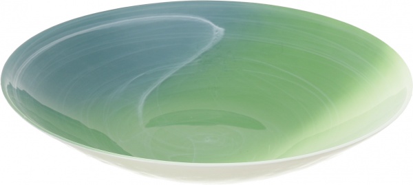 Блюдо ATLAS 30,5X6,3 зелений з білим Arda Cam 