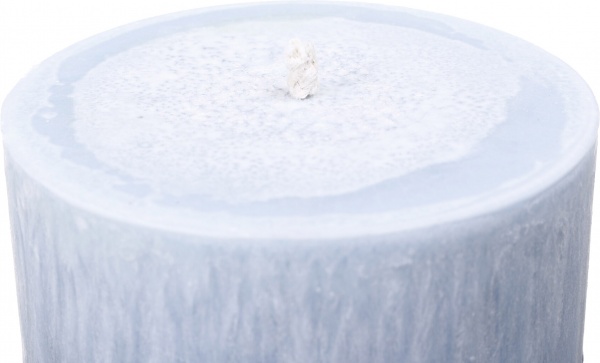 Свічка Циліндр пальмова блакитна 10х10 см ТМ FAYNE