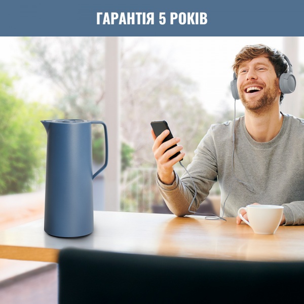 Термоглечик Motiva 1 л блакитний n4170310 Tefal