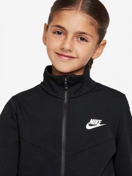 Спортивний костюм Nike K NSW TRACKSUIT POLY FZ HBR FD3067-010 р.XL чорний