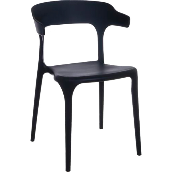 Стул пластиковый Comfort черный