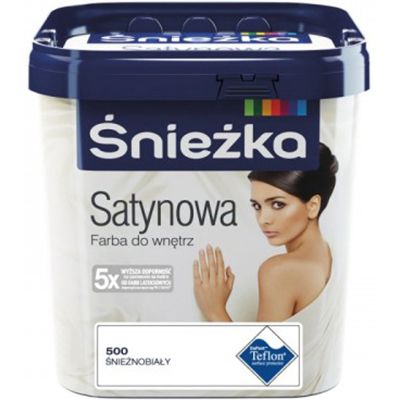 Фарба Sniezka Satynowa біла 2.5 л