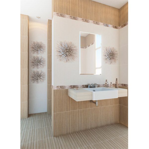 Плитка Golden Tile Зебрано К61053 250х400 мм бежевий 2 гатунок