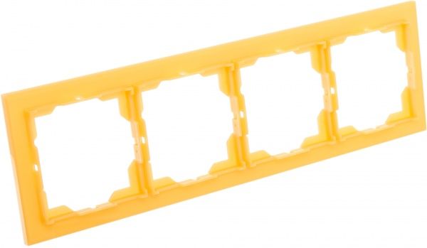 Рамка чотиримісна ABB NEO універсальна помаранчевий 3901M-A00140 43