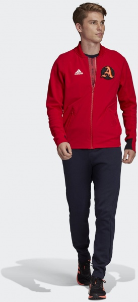 Джемпер Adidas M VRCT Jacket FI4681 р. M червоний