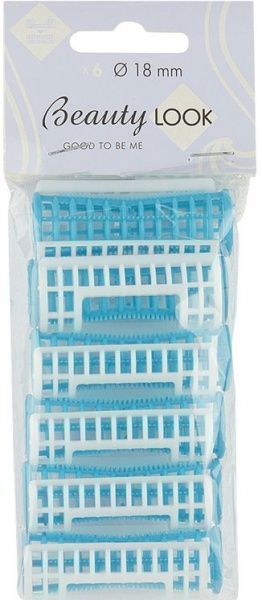 Бігуді Beauty Look блакитні 16 мм 3018 8 шт.