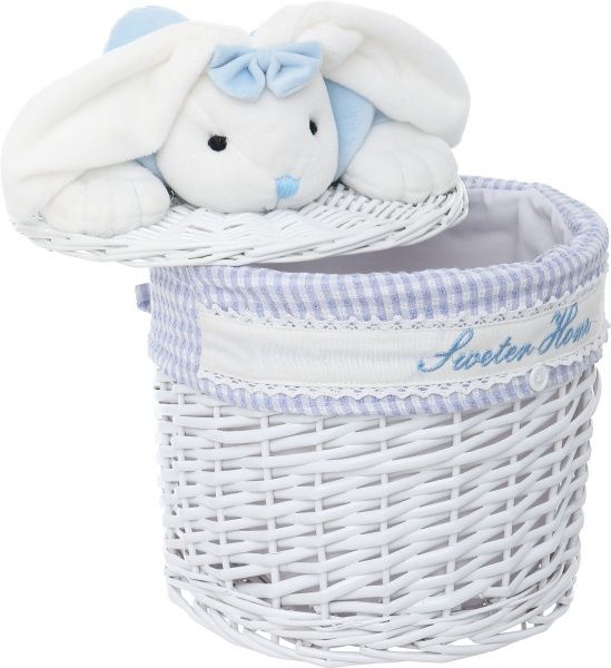 Кошик плетений з текстилем дитячий 28x26 см JMA16-12RD-3 