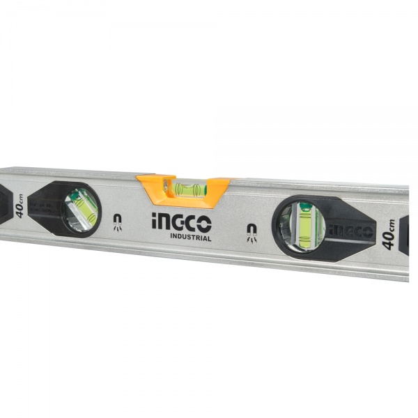 Уровень механический INGCO 1.5 мм с магнитами INDUSTRIAL HSL38040M