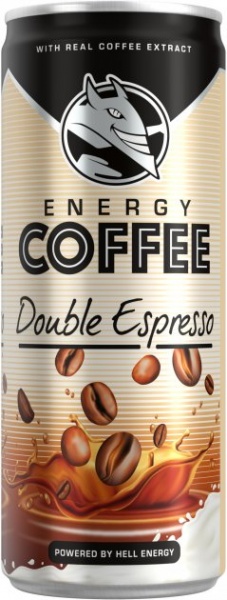 Энергетический напиток Hell Energy Холодный кофе с молоком Coffee Double Espresso 0,25 л 