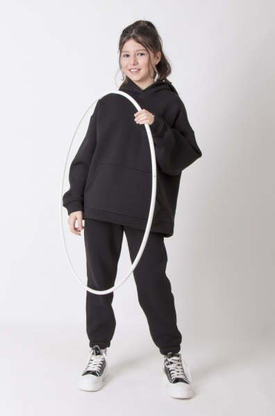 Спортивний костюм Mevis 4479 р.164 чорний 