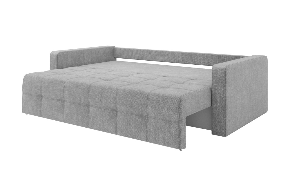 Диван прямой SOFYNO МАРТИН Alaska 23 серый 2220x1050x820 мм