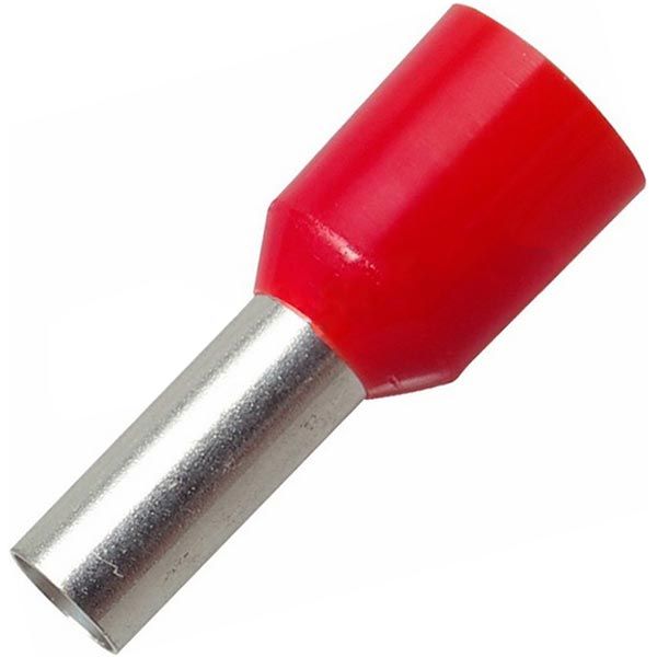 Наконечник втулочный E.NEXT e.terminal.stand.e7508.red изолированный 0,75 кв.мм 100 шт. S3036008 красный 