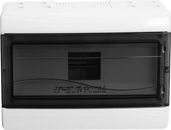 Щиток розподільчий 13 модульний однорядний  TAREL (NT) 1 ряд IP55 накладний 6663-213